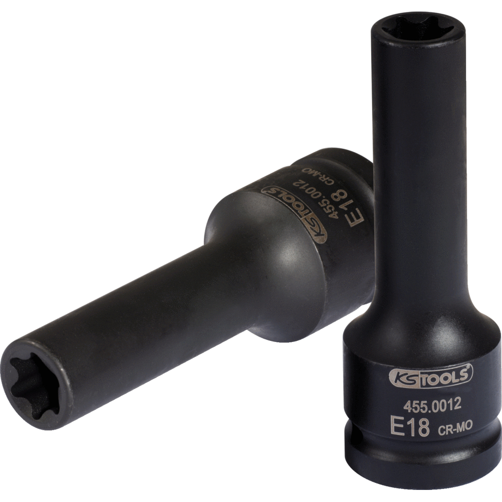 Douille à chocs pour culasse TORX 3/4'', L.110 mm - E20 KS TOOLS - 455.0013