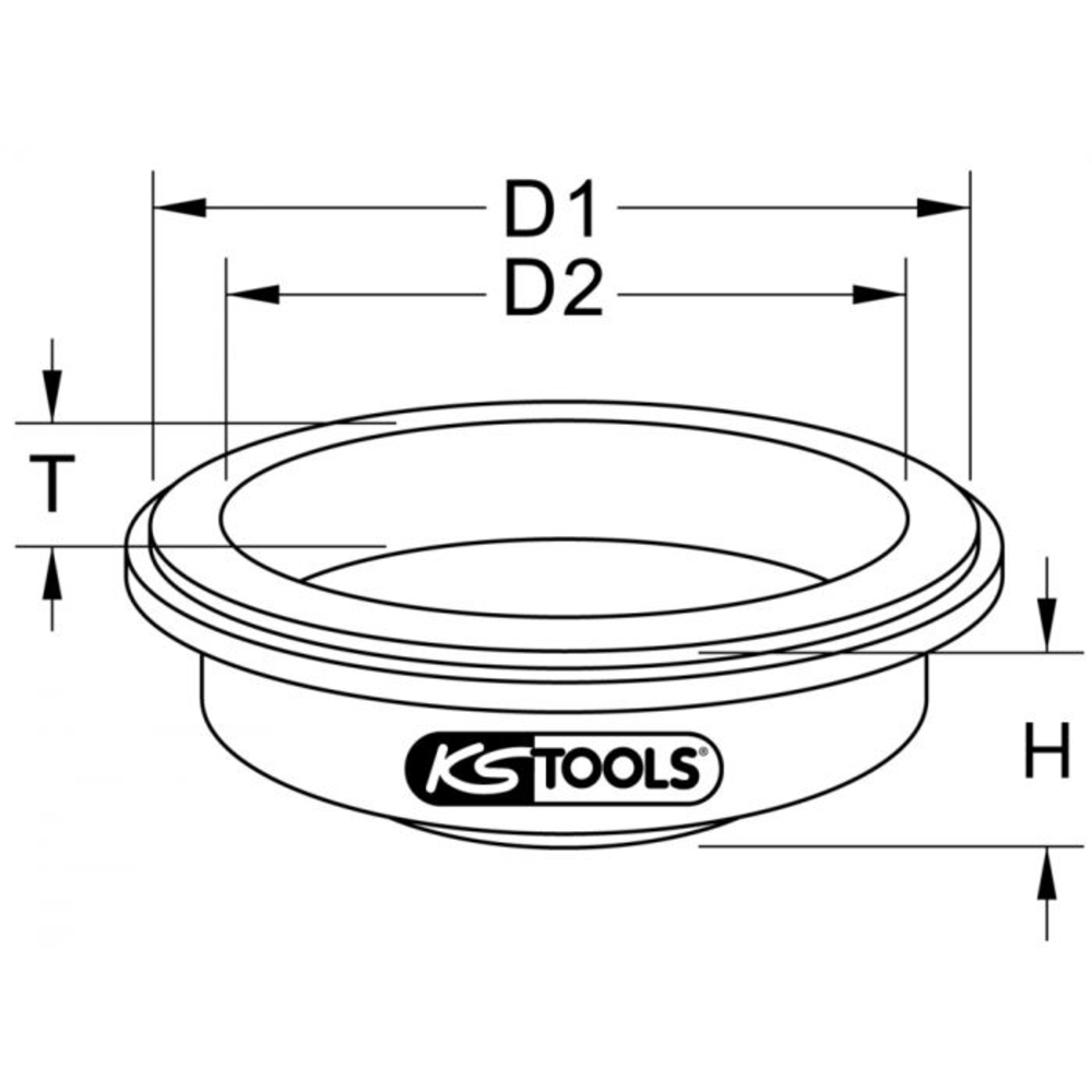 Outil de montage de joints à lèvres pour vilebrequin pour Scania KSTOOLS - 4550075