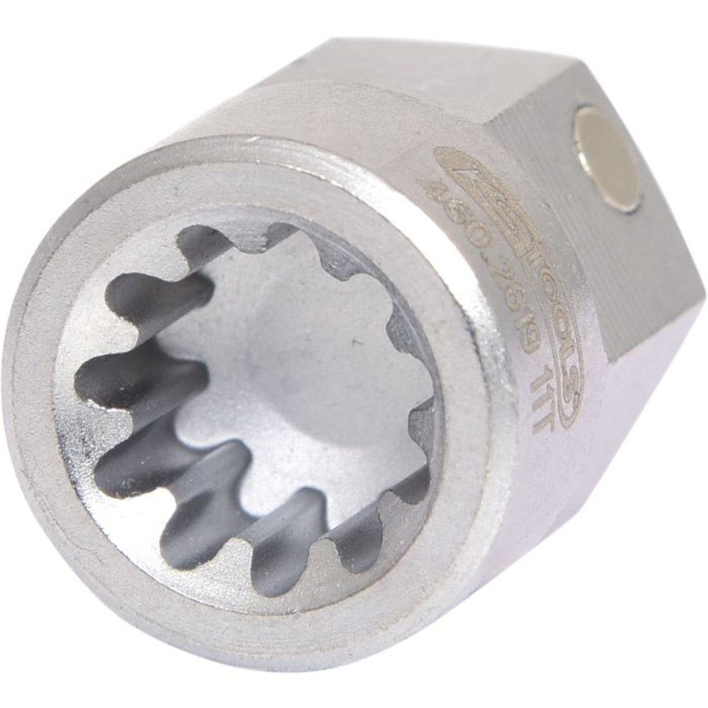 Insert spécial à denture multiple M9 avec aimant pour étriers de frein SAF et Knorr KS TOOLS - 460.2619
