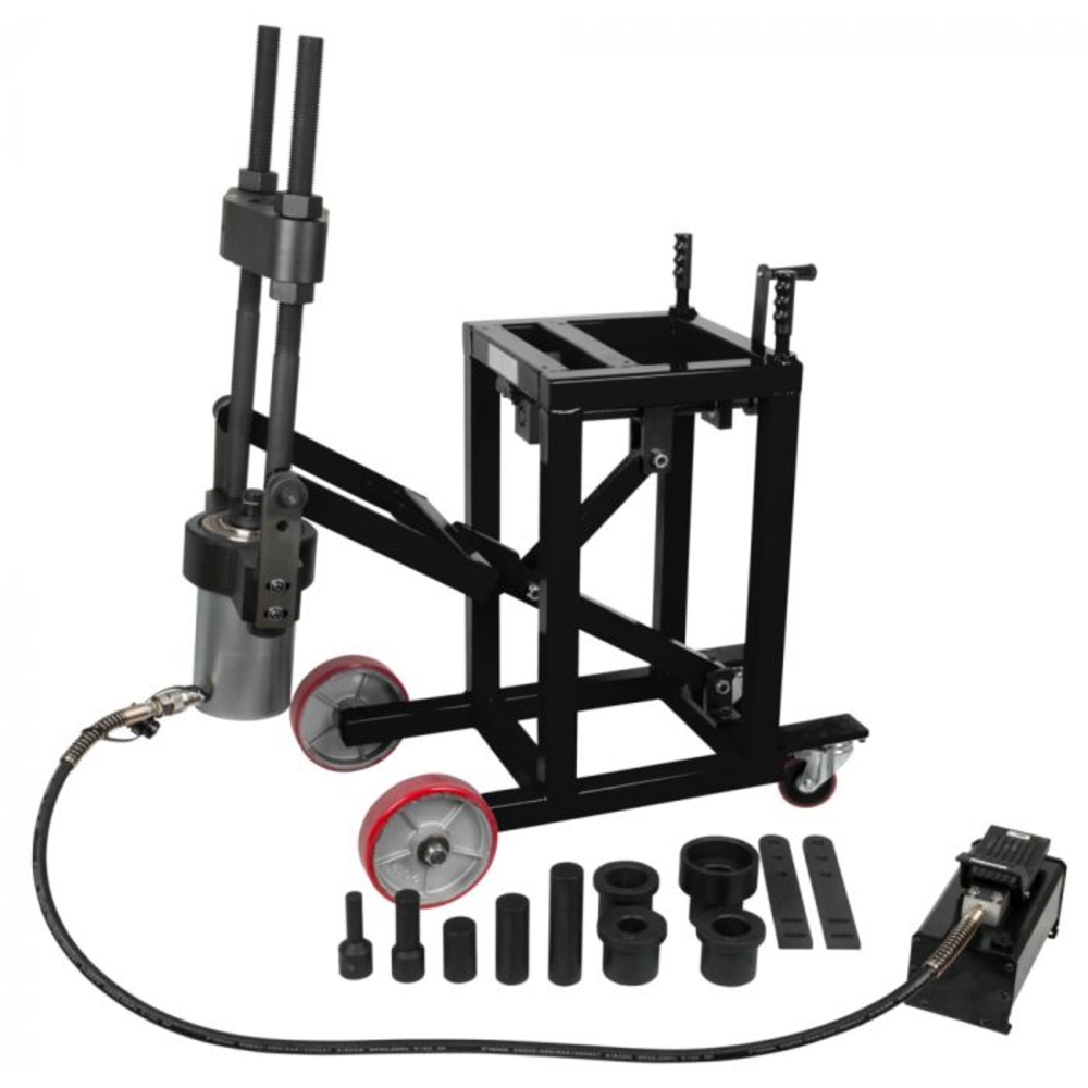 Presse à pivot 75 t avec kit de douilles 29 pièces KS TOOLS - 460.3620