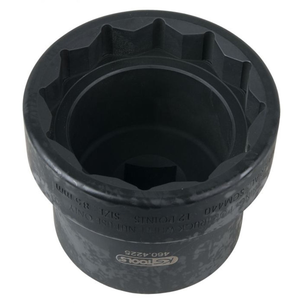 Douille 12 pans pour écrou de moyeu avec guide 85 mm KS TOOLS - 460.4225
