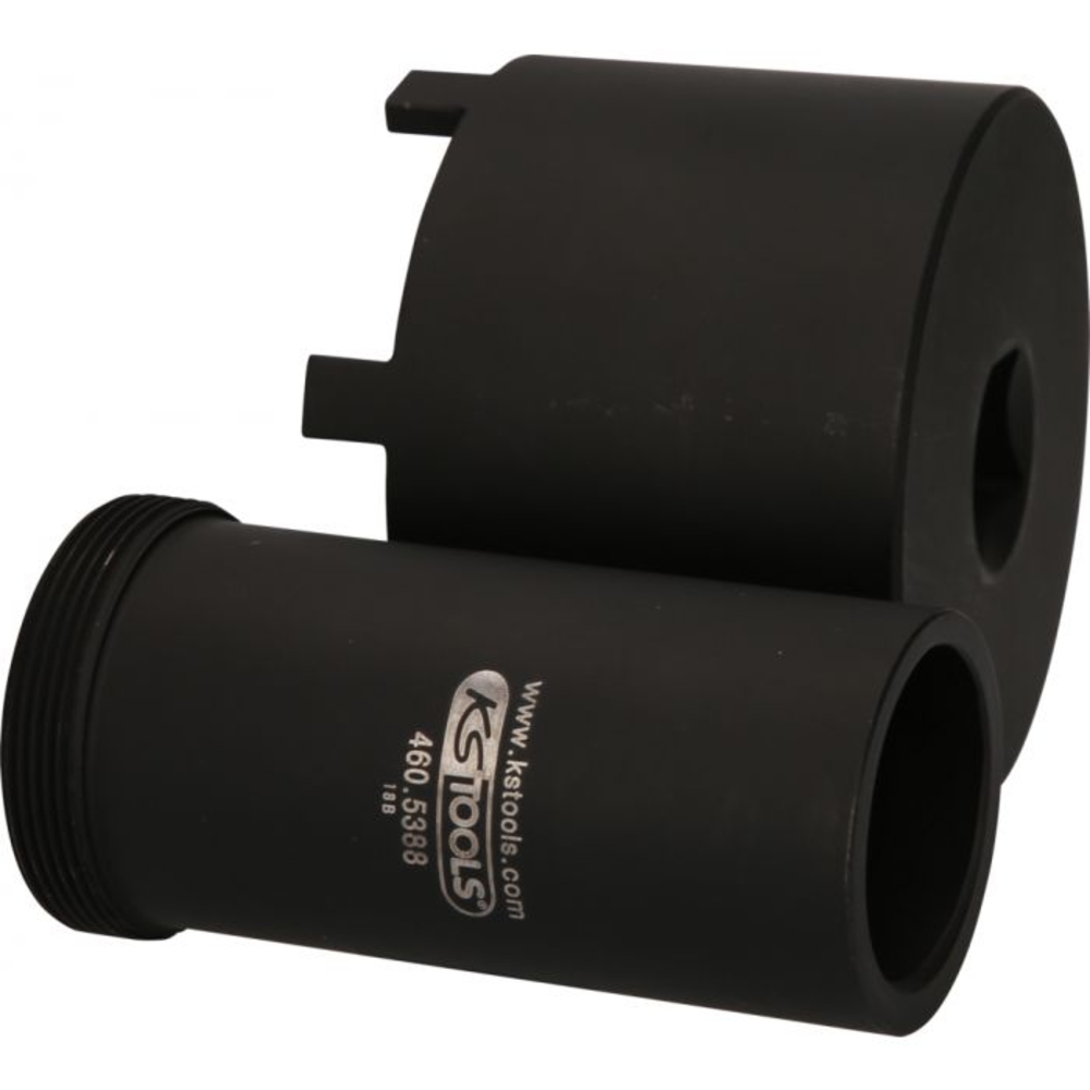 Jeu de douille à 6 ergots Ø 75 mm avec tube de centrage pour Mercedes, 2 pcs KSTOOLS - 4605630