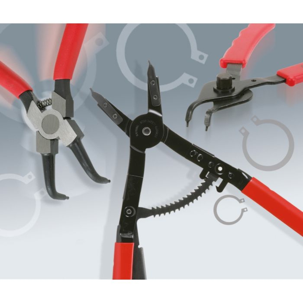 Coffret de pinces à circlips intérieur et extérieur 14 pièces KS TOOLS - 500.1300