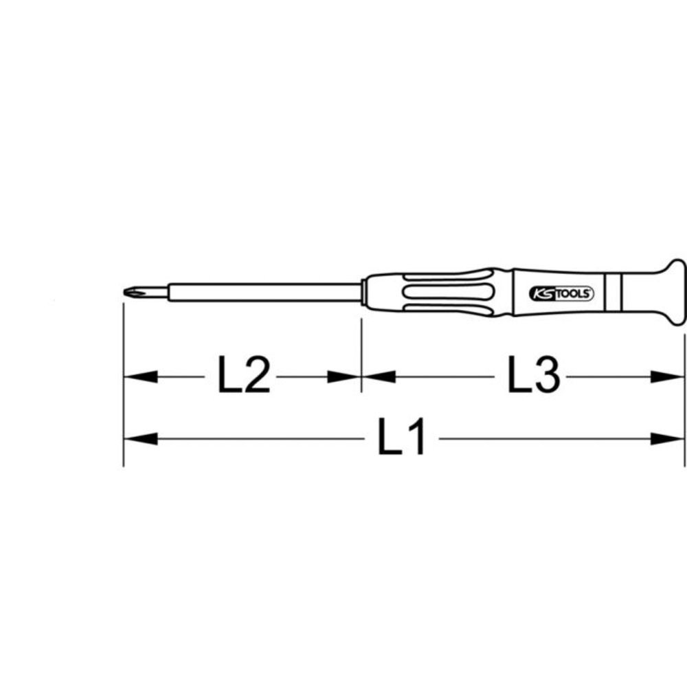 Tournevis électronique PHILLIPS PH1 KS TOOLS - 500.6144