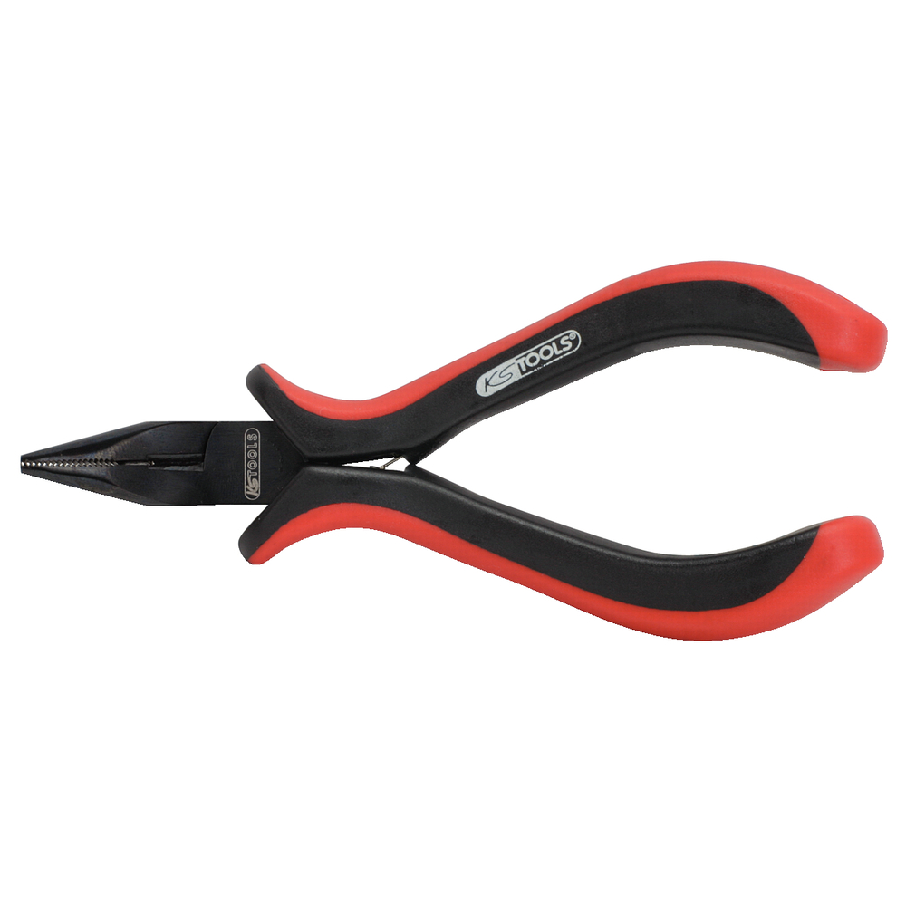 Pince électronique à bec demi-rond droit 130 mm KS TOOLS - 500.7021