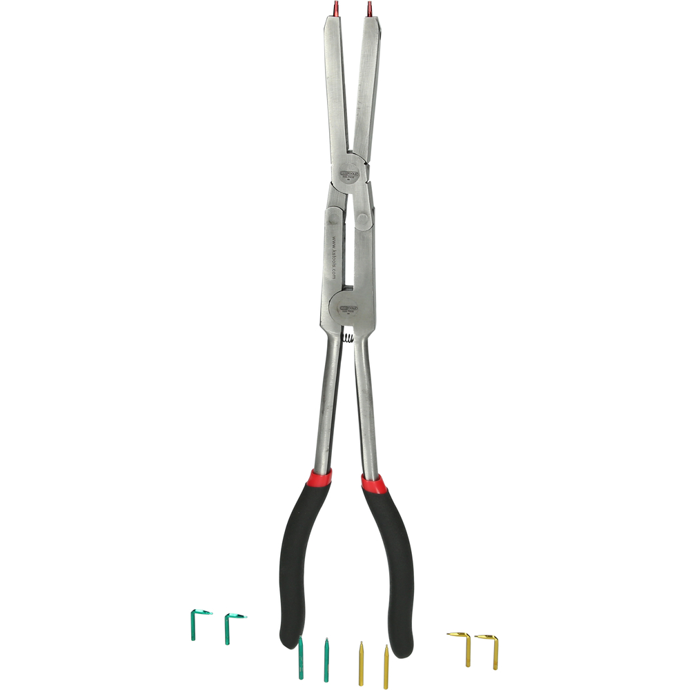Pince à circlips extérieurs à double articulation avec pointes interchangeables 345mm KS TOOLS - 500.7035
