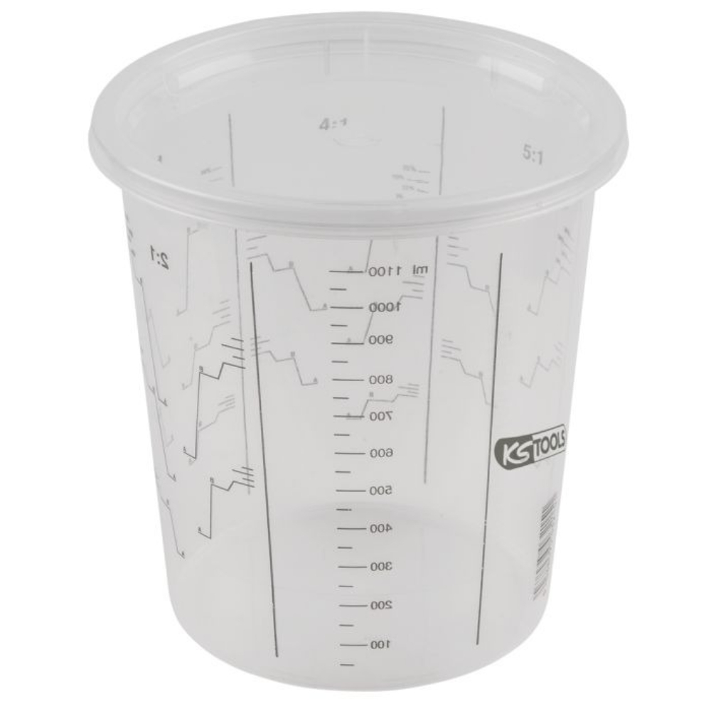 Lot de 25 godets mélangeurs jetables - 400 ml KS TOOLS - 500.8056