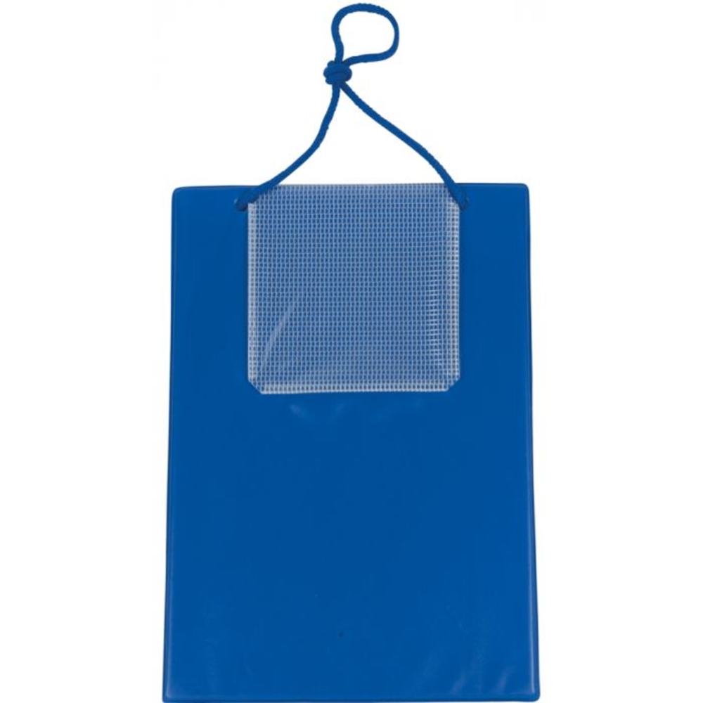 Tablette de fiche de travaux A4 avec sacoche pour clés - Bleue KS TOOLS - 500.8095