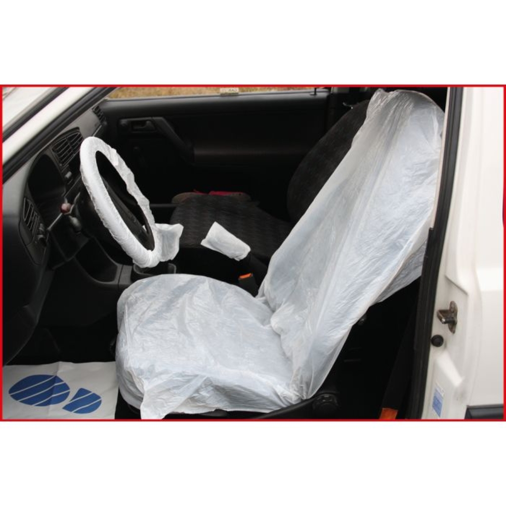 Kit de 5 protections plastiques pour habitacle boite de 100 pcs KS TOOLS - 500.8110