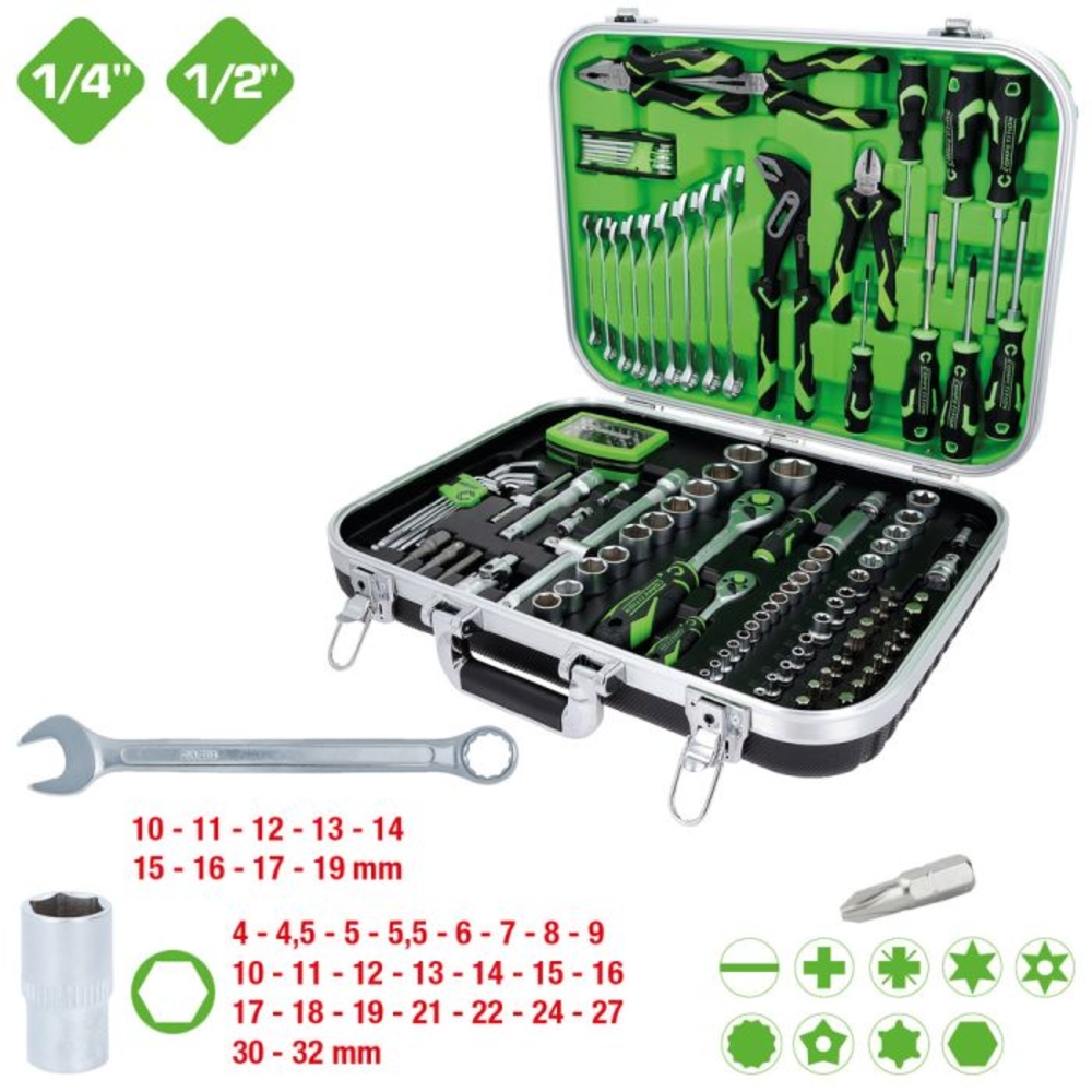 Coffret d'outillage généraliste COMPETITION 1/4