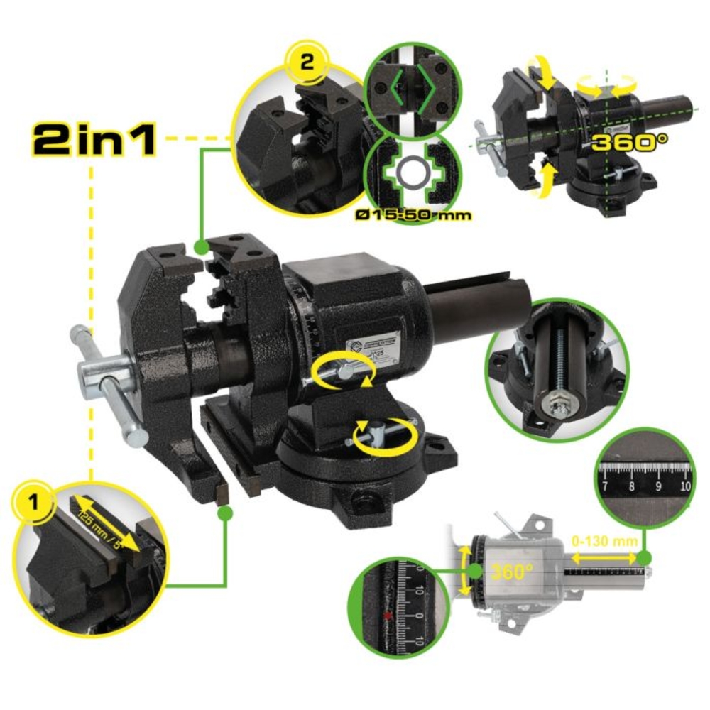 Étau multifonction COMPETITION 2-en-1, 5