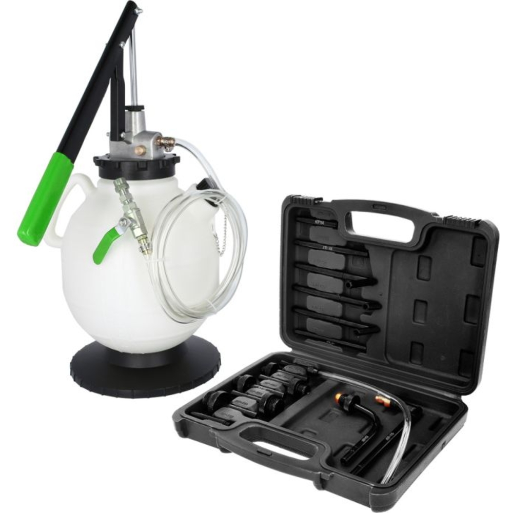Dispositif de remplissage et de vidange d'huile de transmission COMPETITION avec adaptateurs 15 pcs - KS TOOLS - 512.5095