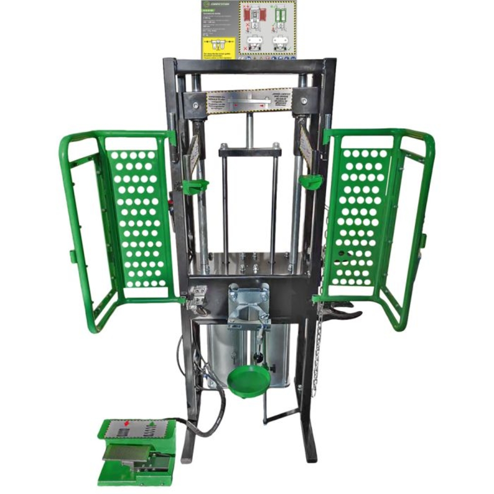 Station fixe de compression de ressort d'amortisseur COMPETITION max 10 bar - KS TOOLS - 512.5150
