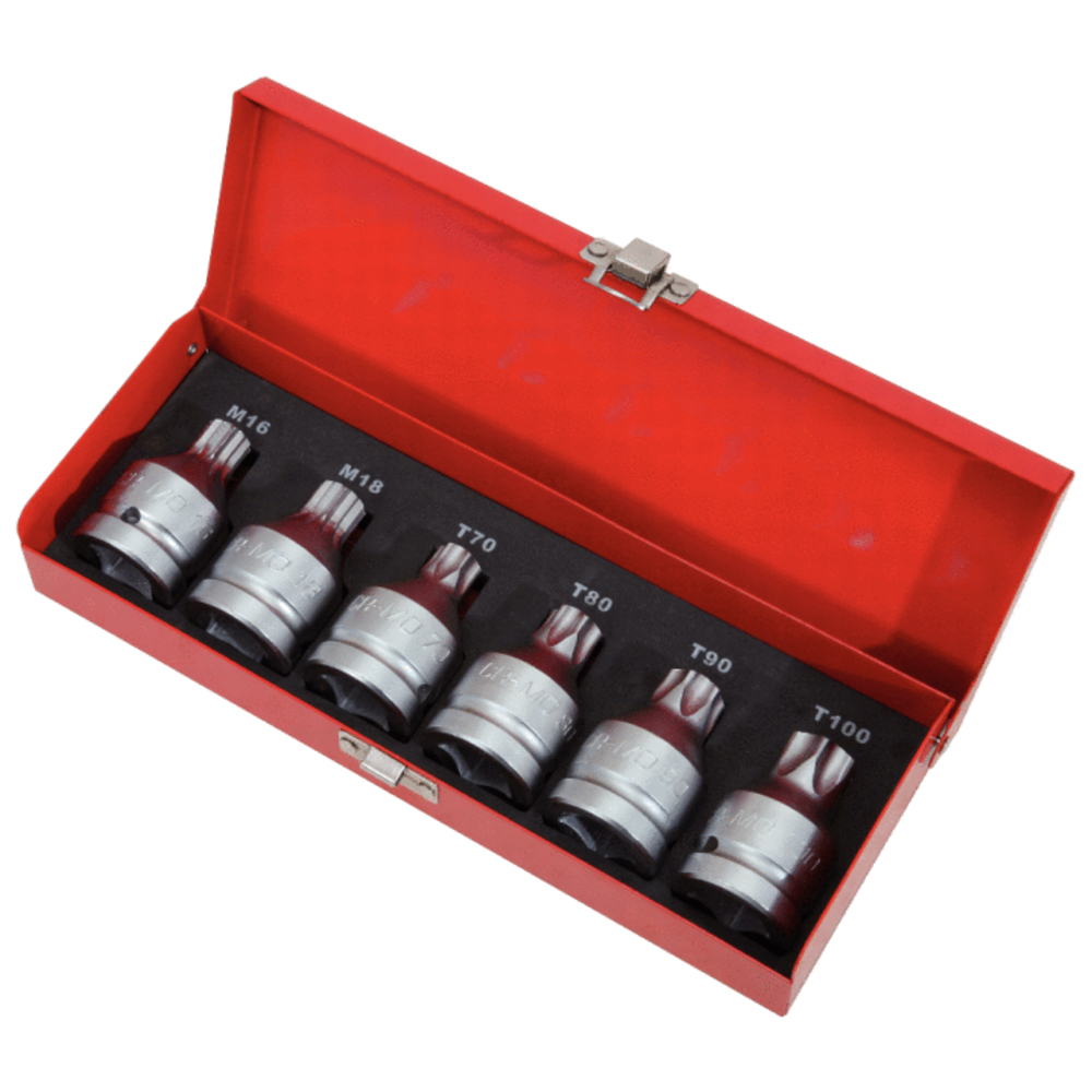 Jeu d'embouts à chocs XZN et TORX 3/4