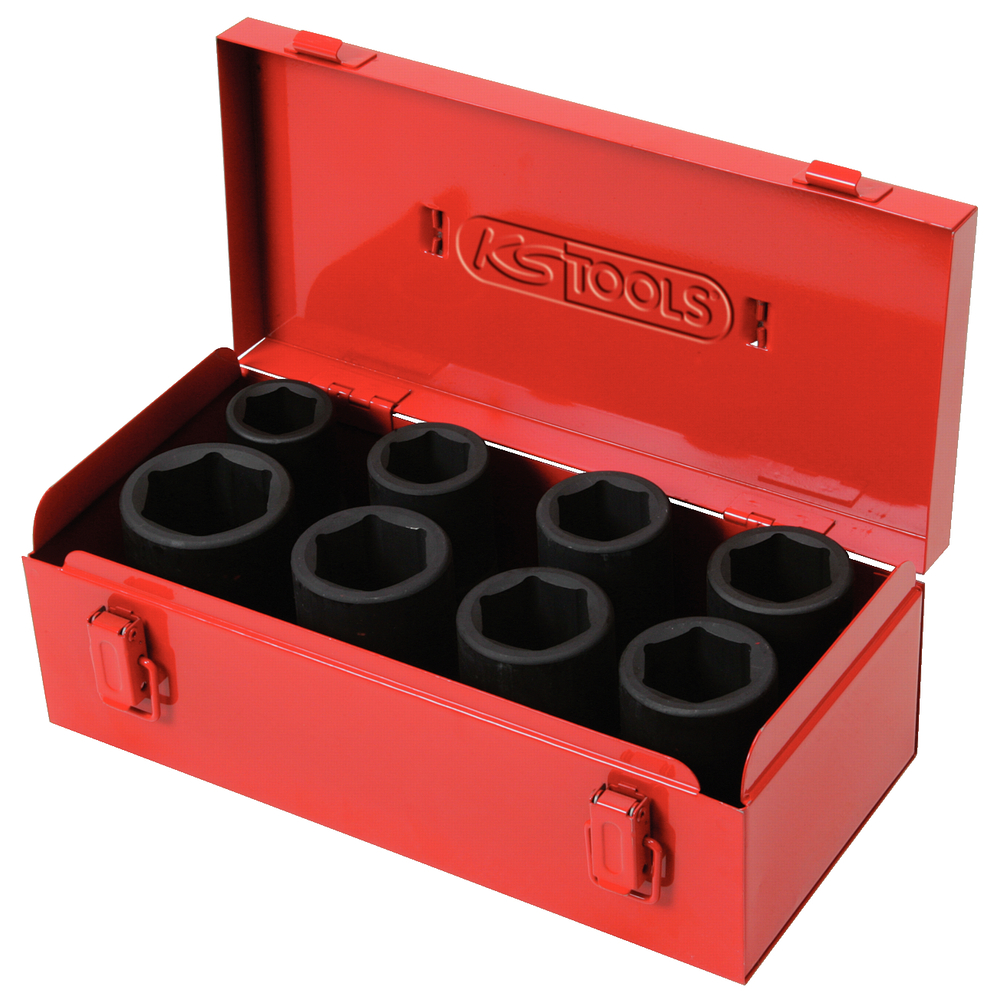 Coffret de douilles longues à chocs 3/4