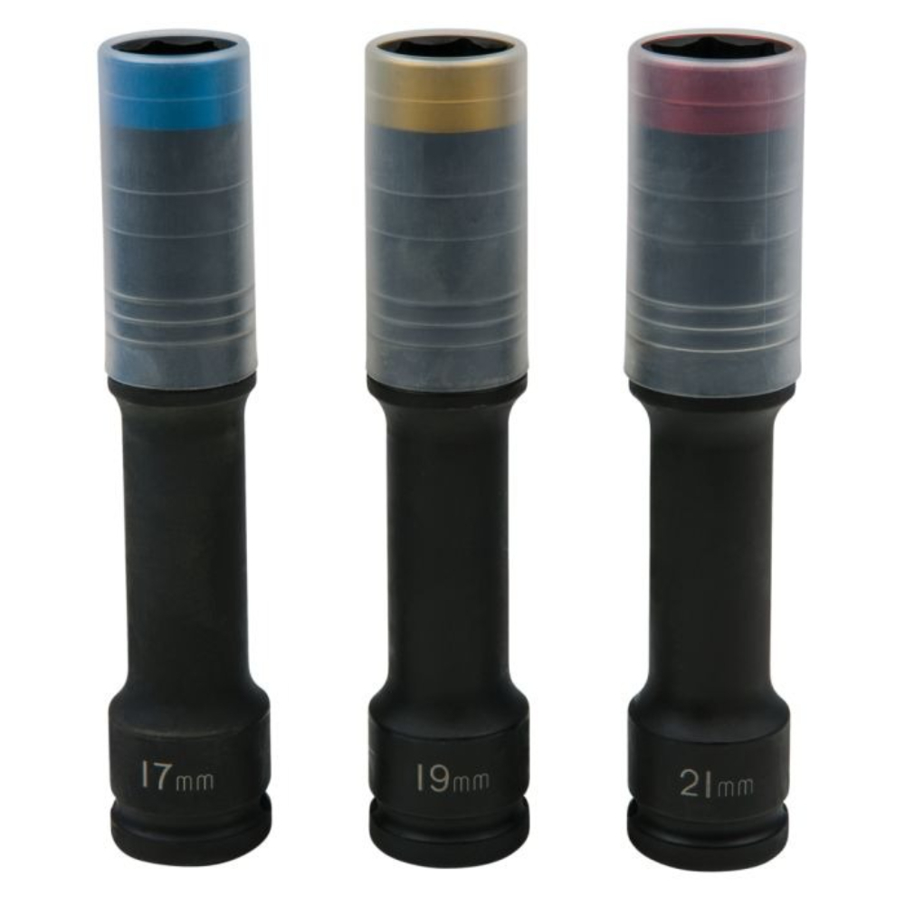 Coffret de douilles à chocs SlimPOWER pour jantes Aluminium extra-longues KS TOOLS - 515.0622