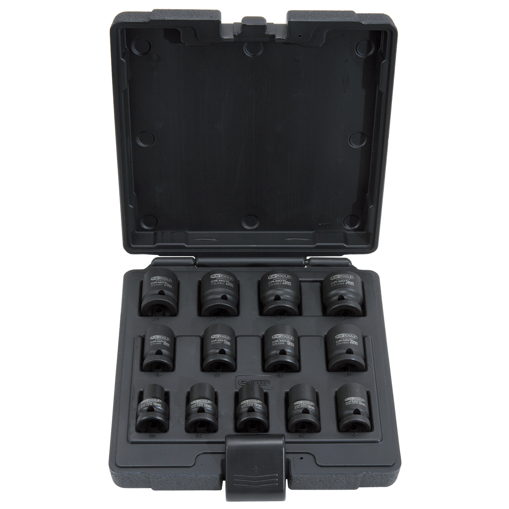 Jeu de douilles à chocs 12 pans 1/2