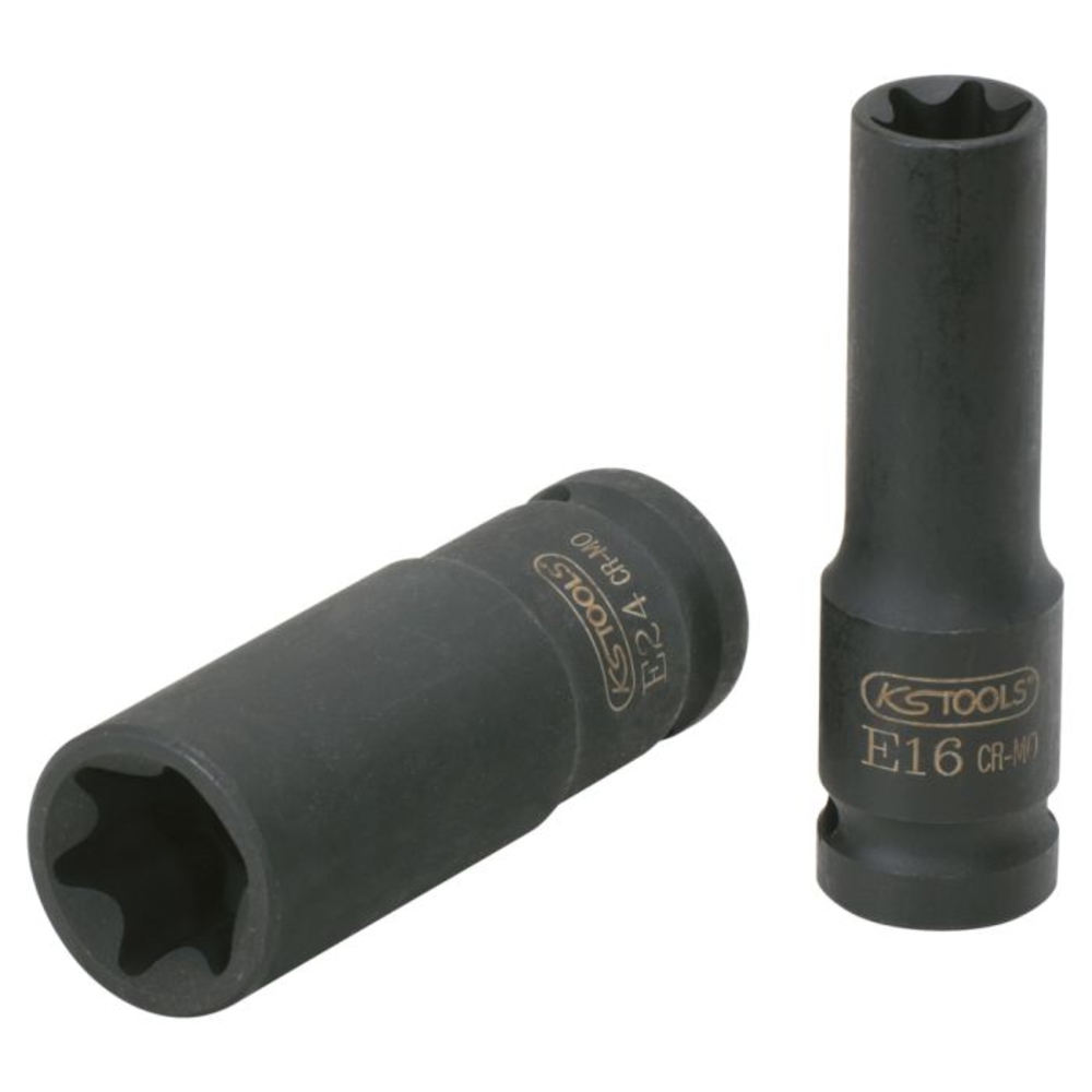 Douille longue à chocs TORX 1/2