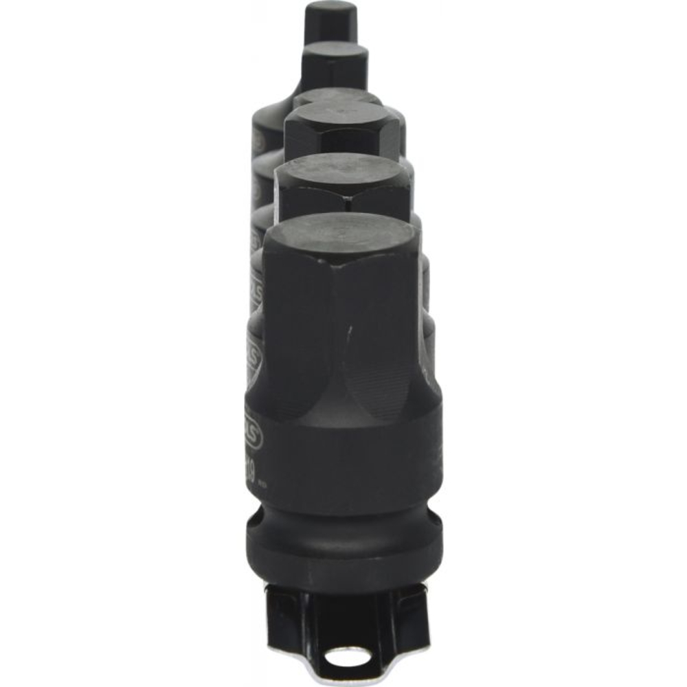 Jeu de douilles tournevis à chocs 6 pans 1/2’’ 6 pièces KS TOOLS - 515.1102