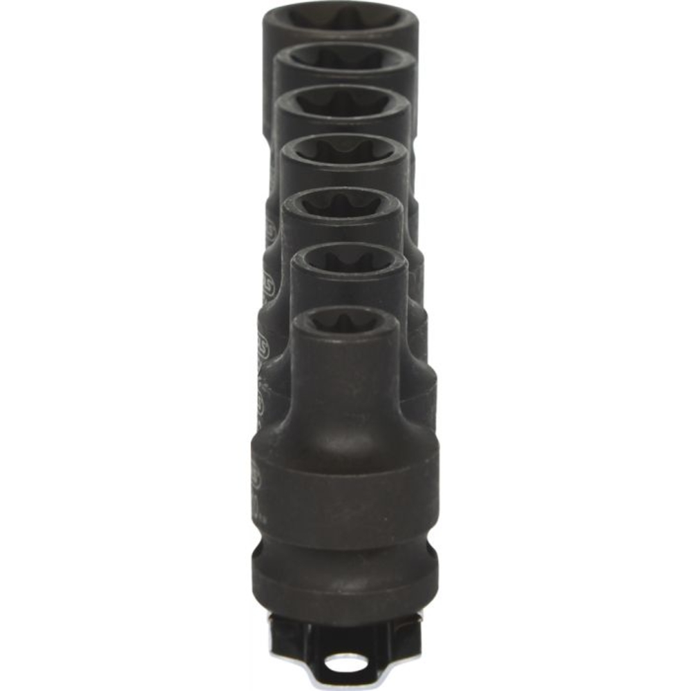 Jeu de douilles à chocs courte TORX 1/2’’ 7 pièces E10-E24 KS TOOLS - 515.1106