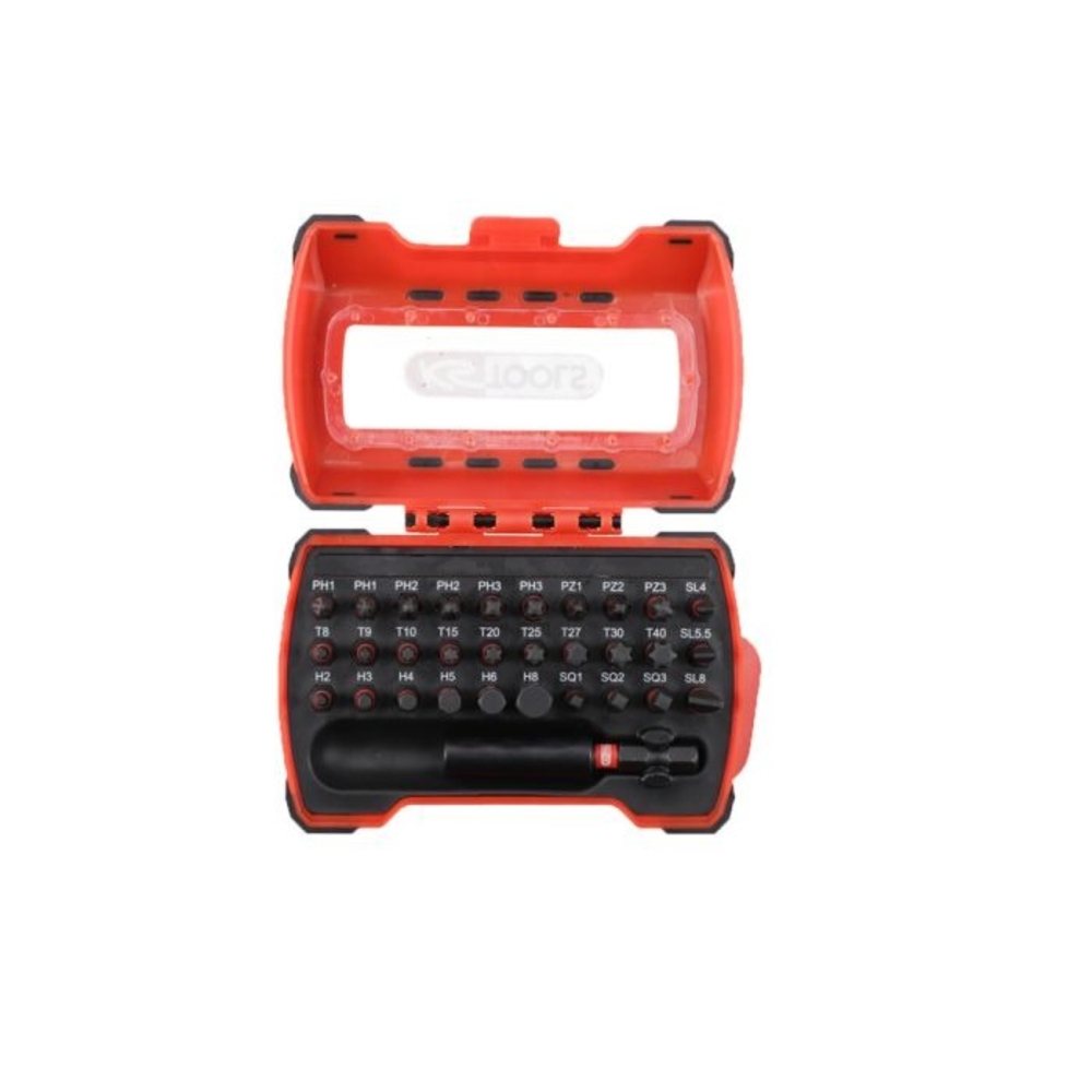 Mini coffret d'embouts de vissage à chocs 1/4