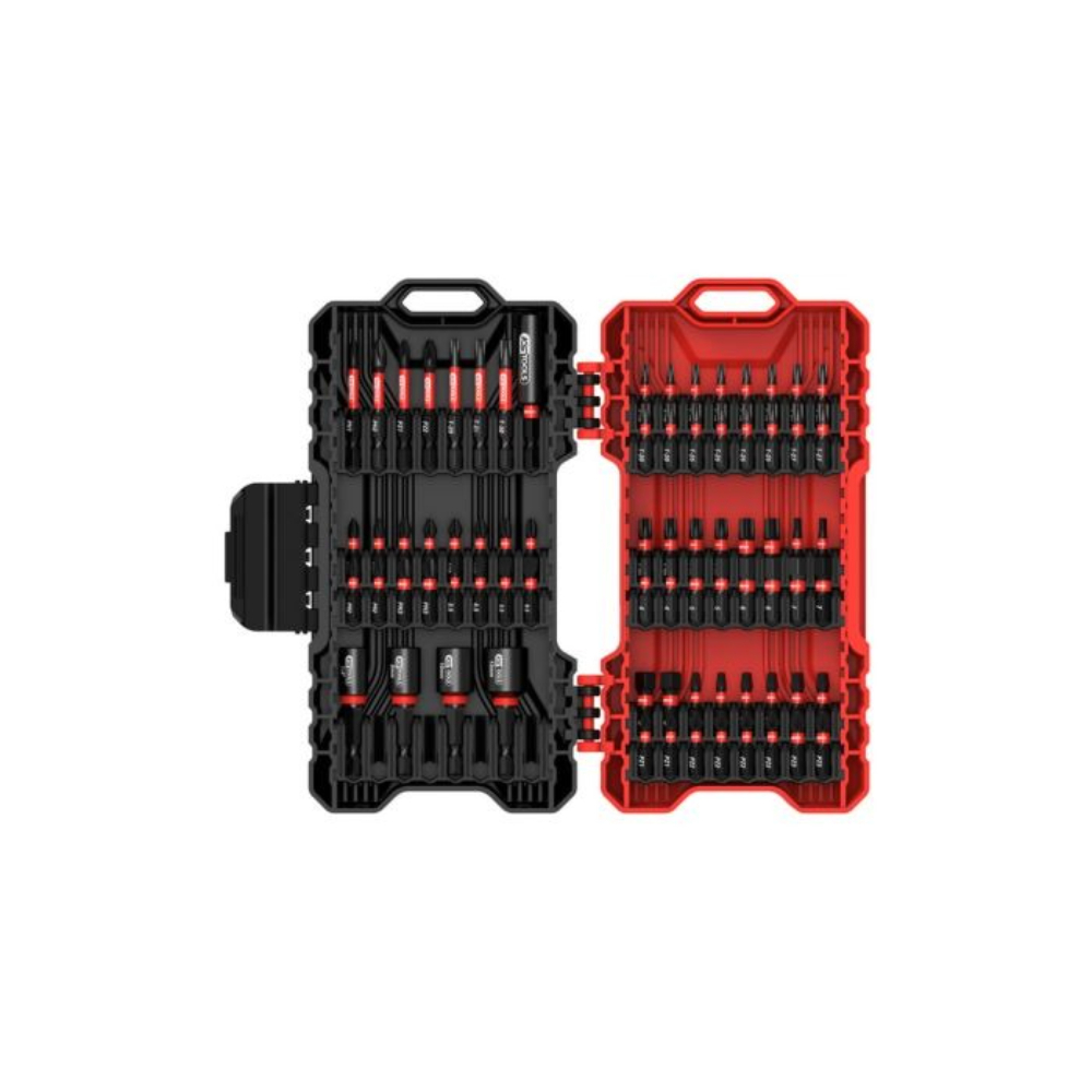 Coffret d'embouts de vissage à chocs 1/4