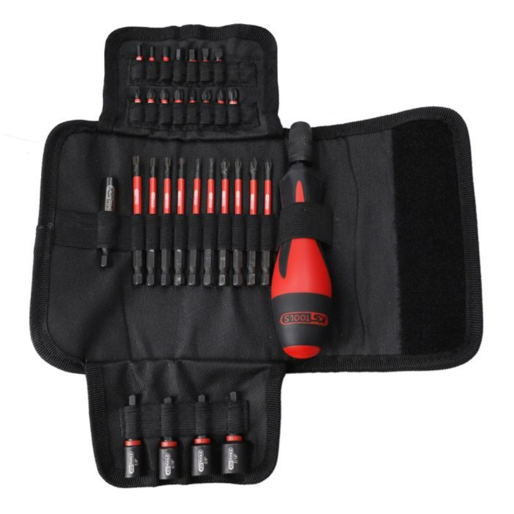 Trousse d'embouts de vissage à chocs 1/4