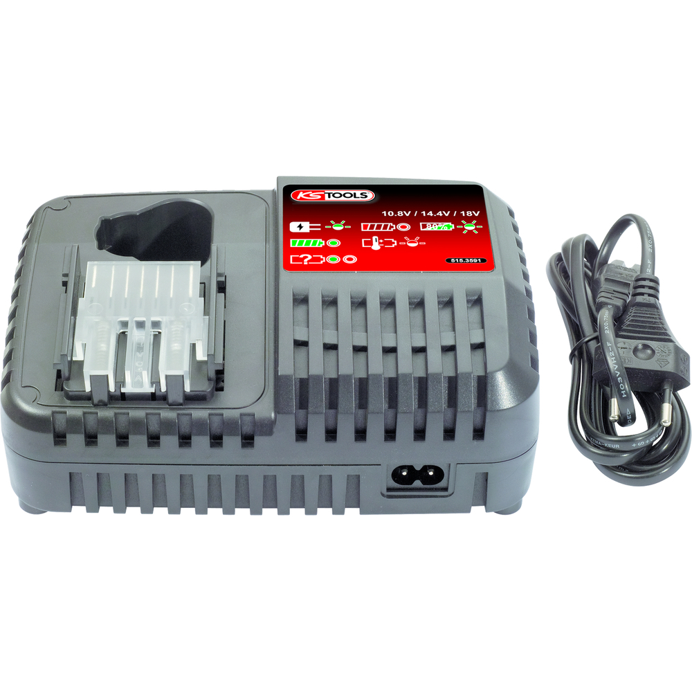 Chargeur universel pour batterie Li-Ion 10,8V à 18V KS TOOLS - 515.3591