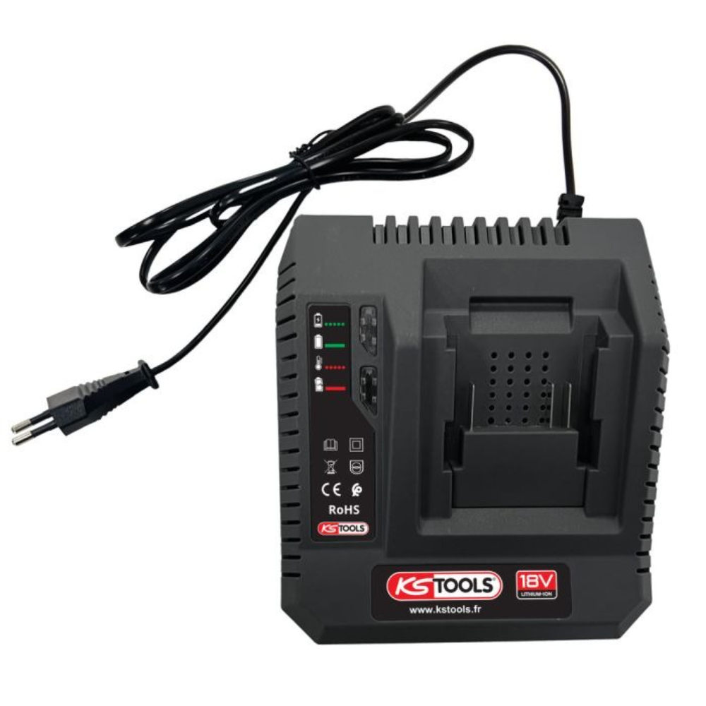 Chargeur rapide 18V 4A pour batteries 515.4702F et 515.4705F KS TOOLS - 515.4703F