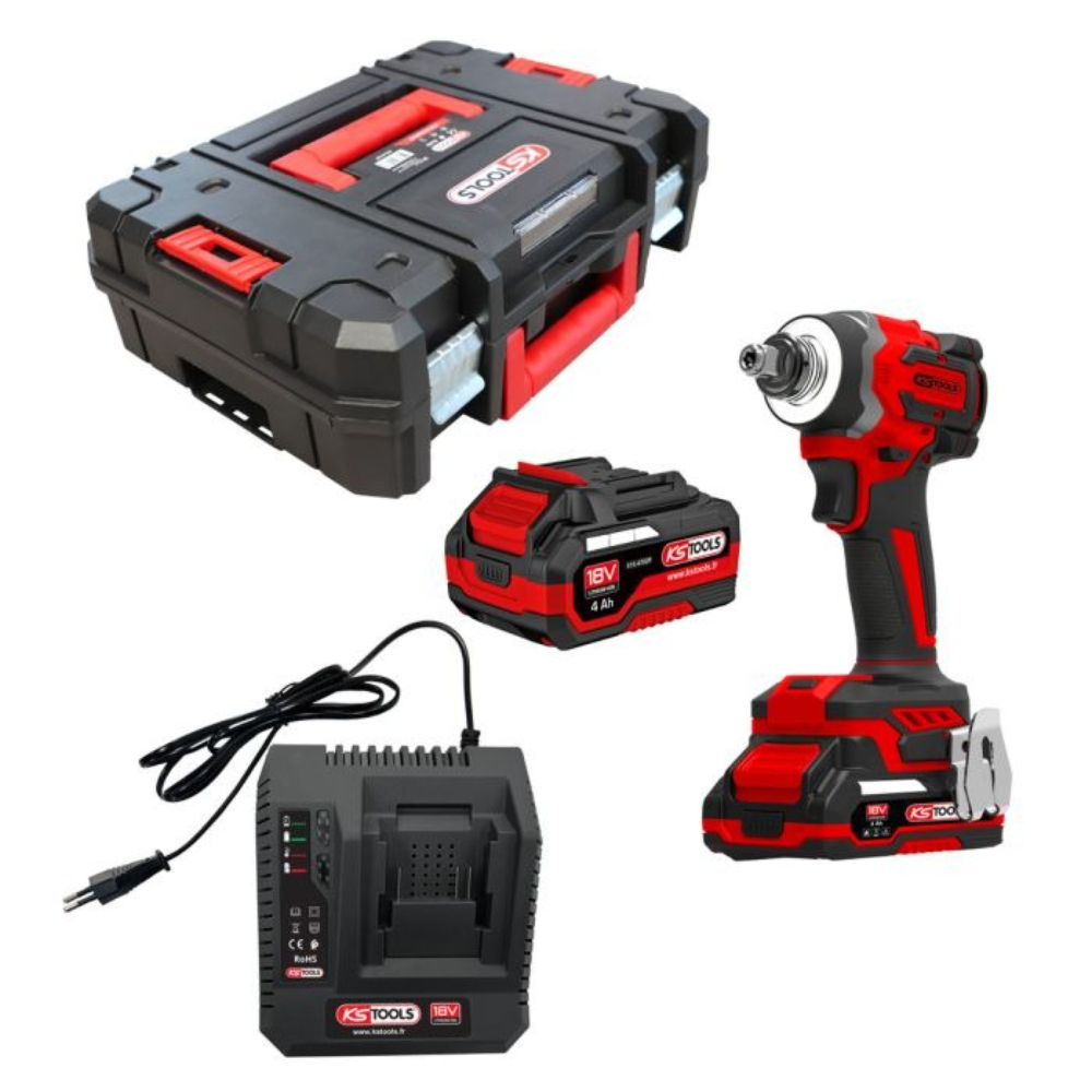 Coffret visseuse à chocs brushless porte-embouts 1/2