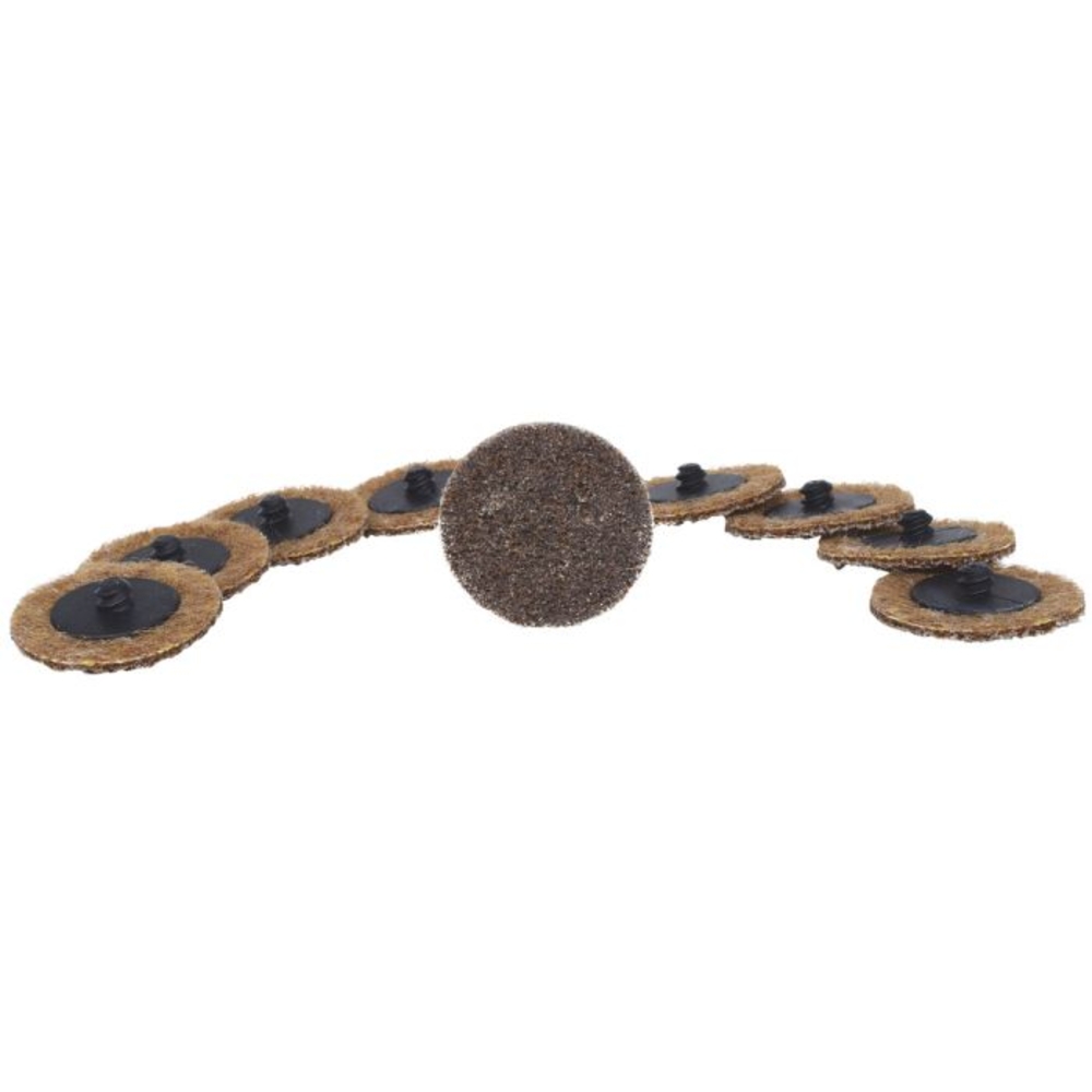 Lot de 10 disques de ponçage brun 50,0 mm - papier de verre - Grains 80 pour 515.5580 KS TOOLS - 515.5083
