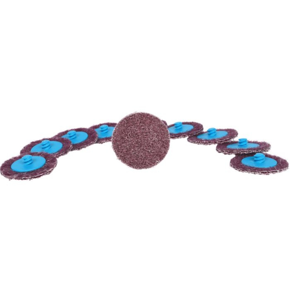 Lot de 10 disques de ponçage violet 50,0 mm - papier de verre - Grains 150 pour 515.5580 KS TOOLS - 515.5084