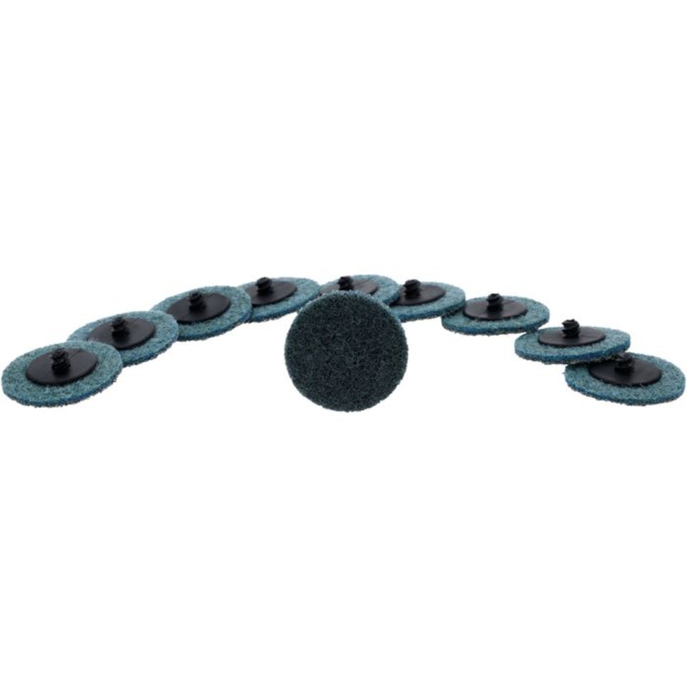 Lot de 10 disques de ponçage bleu 50,0 mm - papier de verre - Grains 300 pour 515.5580 KS TOOLS - 515.5085