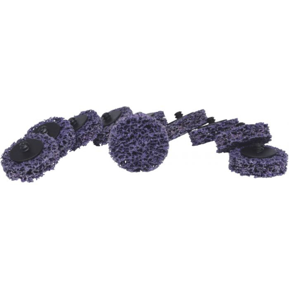 Lot de 10 disques de nettoyage violet 50,0 mm KS TOOLS - 515.5086