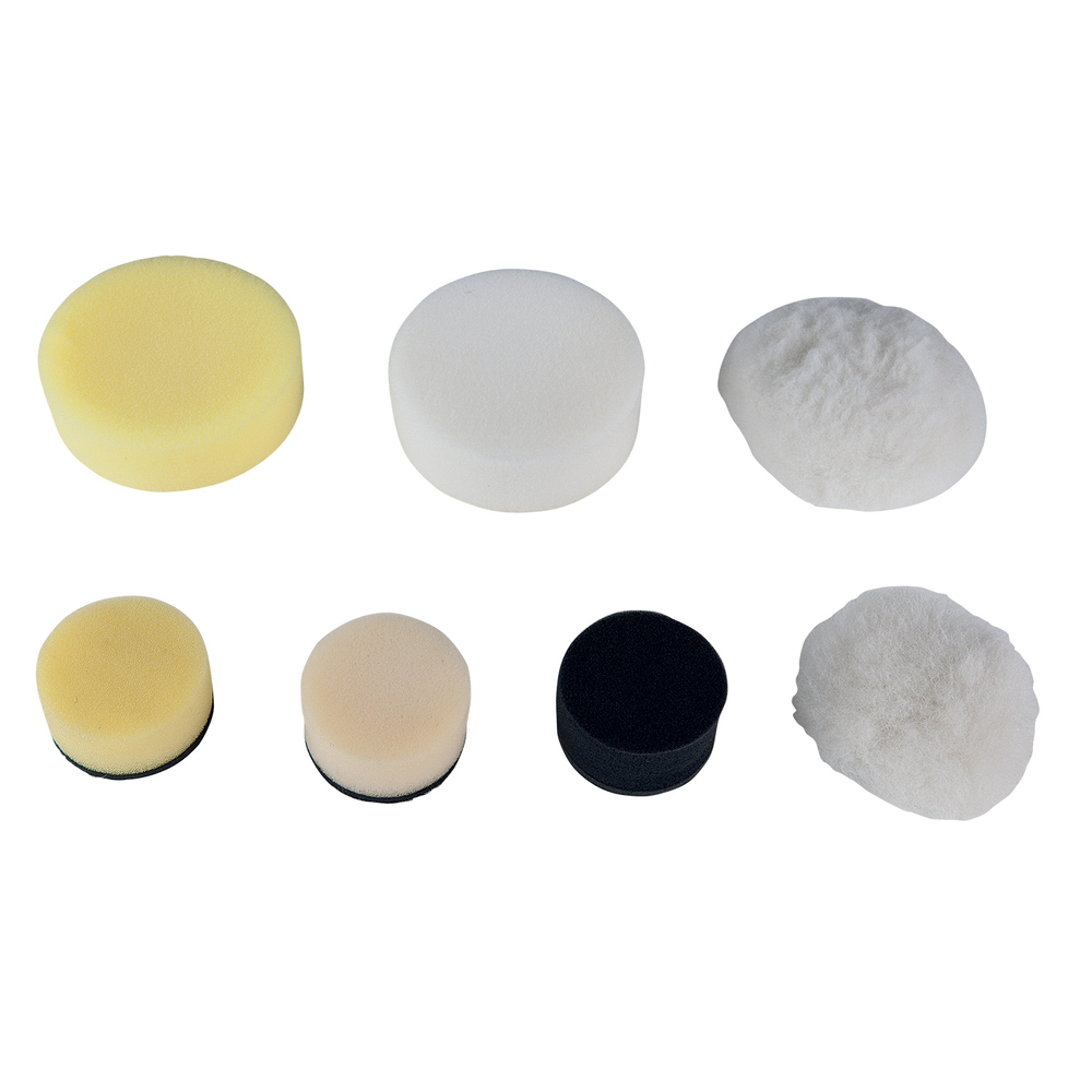 Tampons de nettoyage en plastique noir Diam. 50mm pour 515.5125 5 pcs KS TOOLS - 515.5128