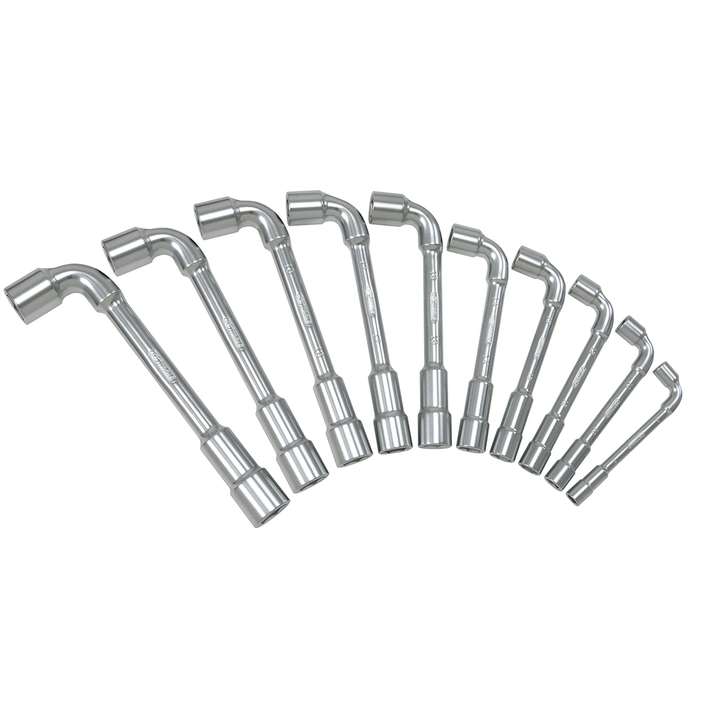 Jeu de 16 clés à pipe débouchées métriques - 6 pans - en boîte KS TOOLS - 517.0441