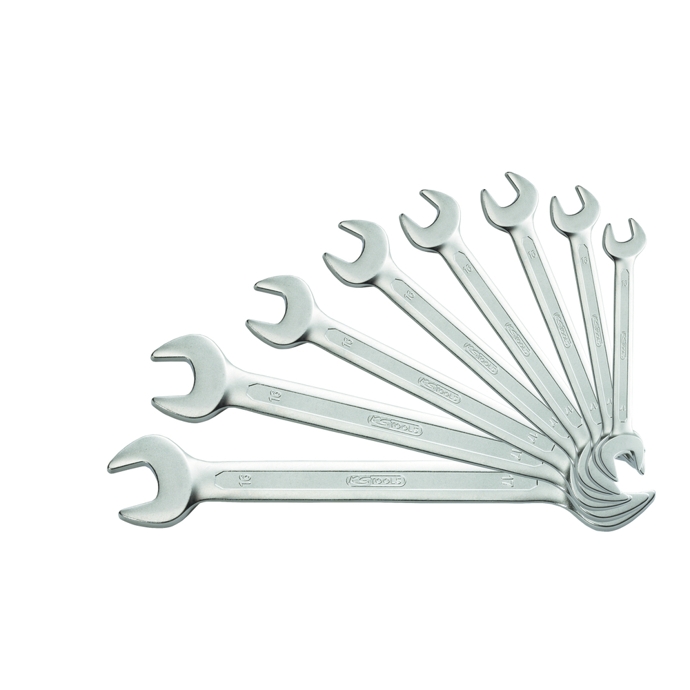 Jeu de 8 clés à fourches métriques - en boîte KS TOOLS - 517.1120