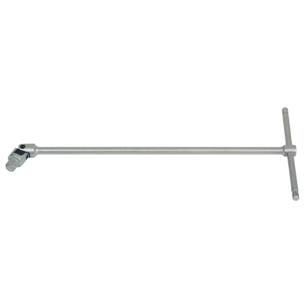 Clé longue articulée à poignée en T 1/4