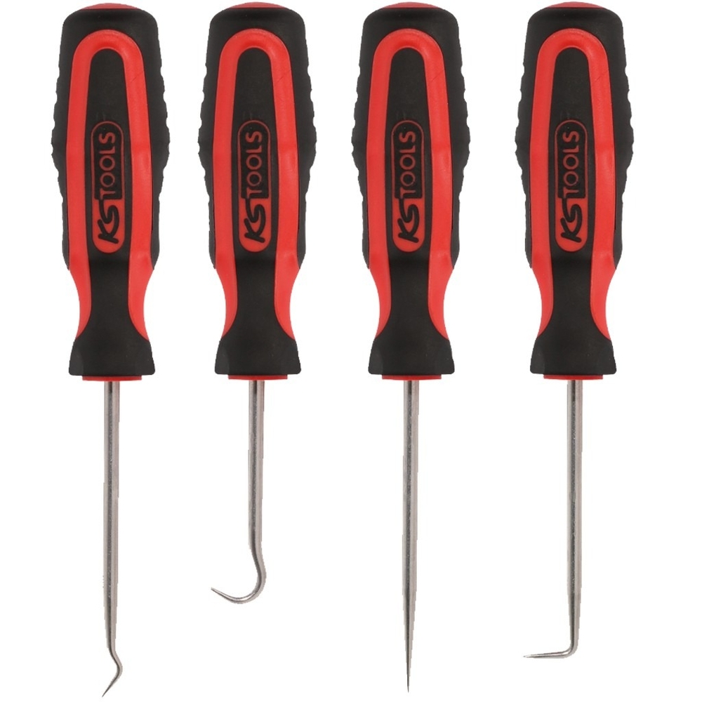 Jeu de 4 crochets manche bi-composants KS TOOLS - 550.1045