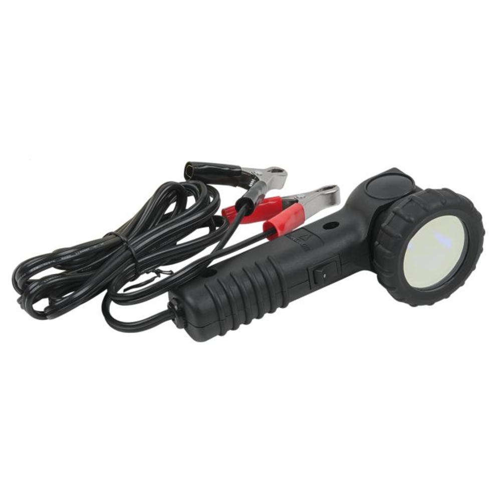 Lampe UV de détection de fuites à pinces crocodiles 12V KS TOOLS - 550.1181