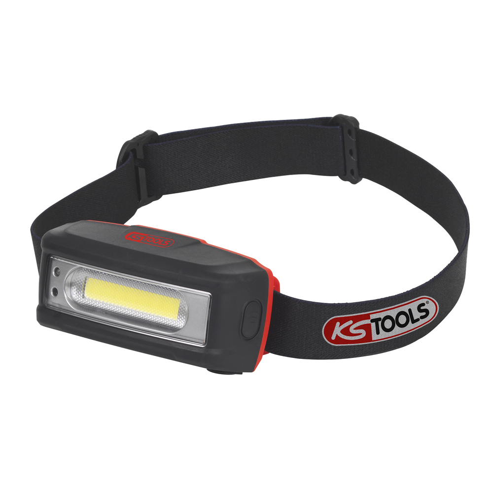 Lampe frontale Leds avec système main libre - 220 lumens KS TOOLS - 550.1236