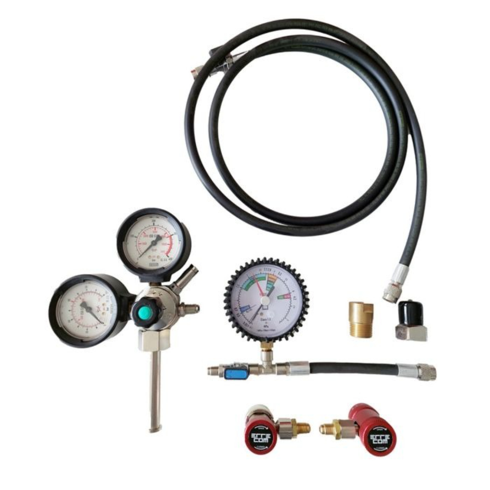 Kit de détection de fuite de climatisation pour azote hydrogéné KS TOOLS - 550.1409