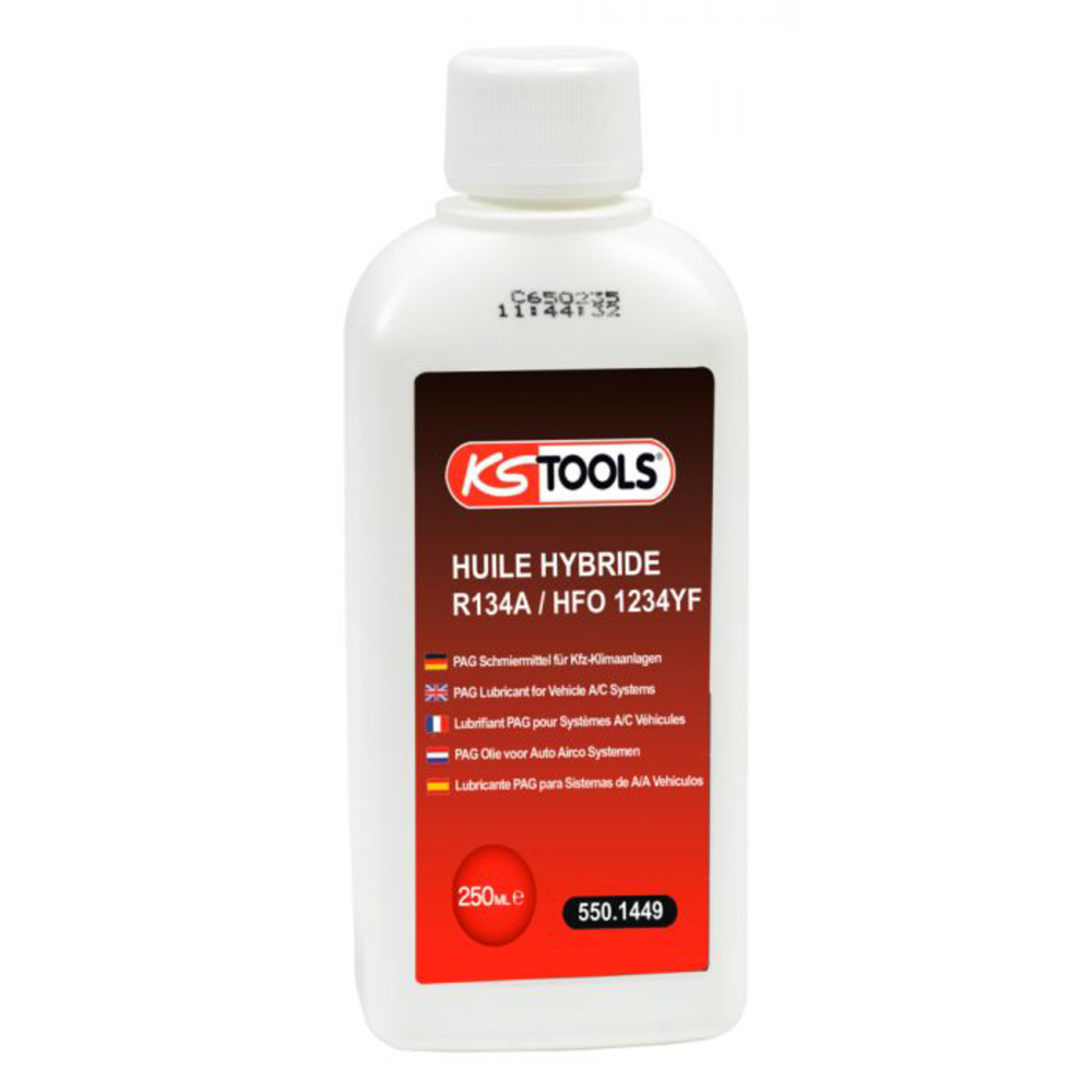 Huile hybride R134A / HFO 1234YF 250 ml KS TOOLS - 550.1449