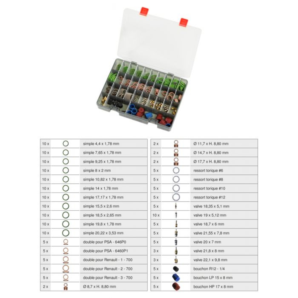 Kit de joints et accessoires - voitures françaises KS TOOLS - 550.1452