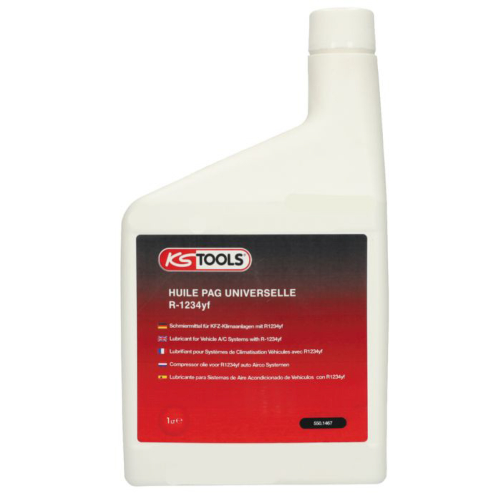 Huile PAG universelle HFO R1234YF 1L KS TOOLS - 550.1467