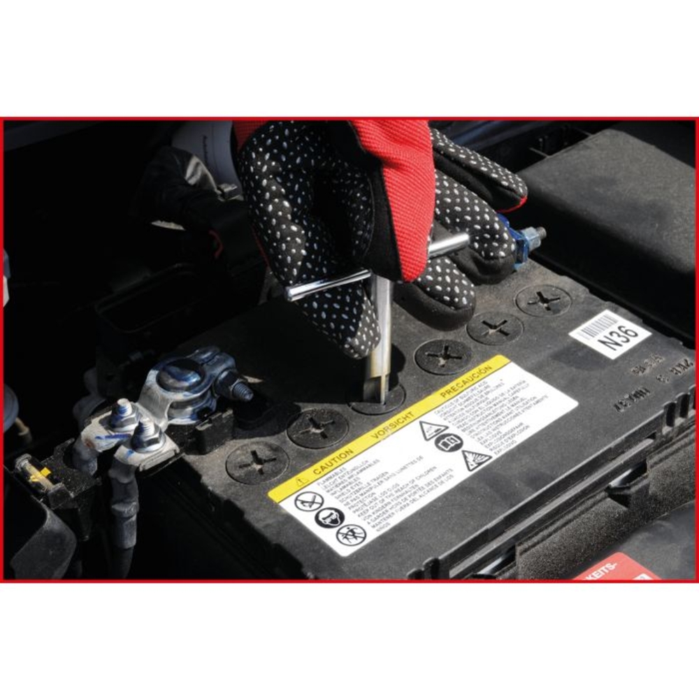 Clé à poignée en T pour bouchons de batterie 1,8 mm KS TOOLS - 550.1687