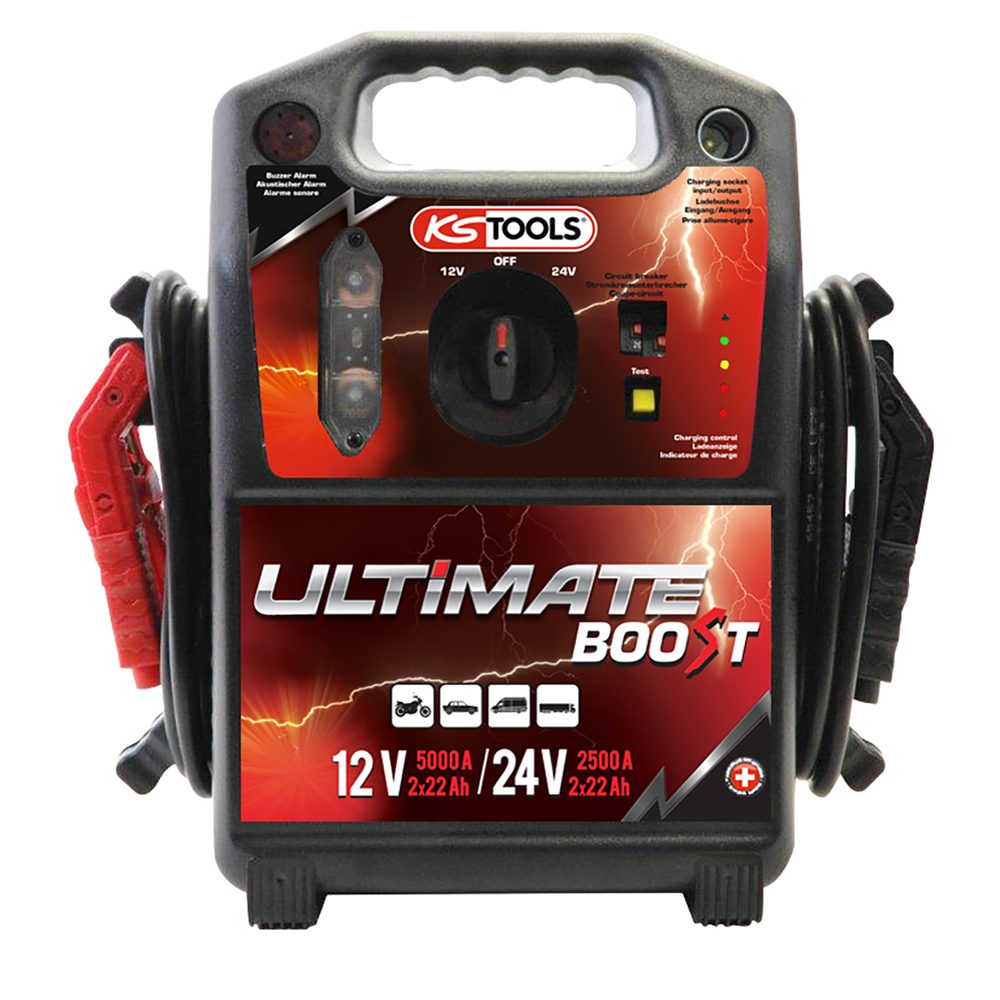Booster à batterie 12V/24V - 5000A/2500A KS TOOLS - 550.1820
