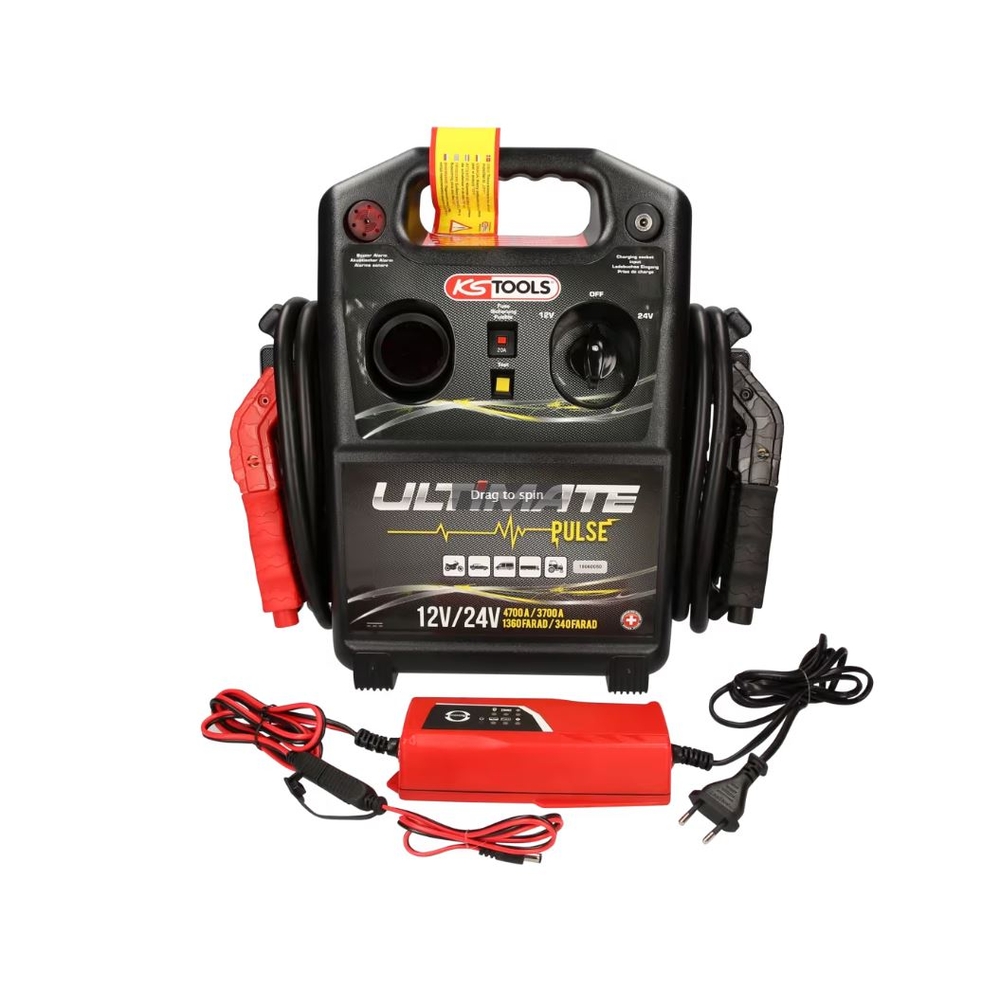 Booster à condensateur 12V/24V – 4700A/3700A - KS TOOLS - 550.1850