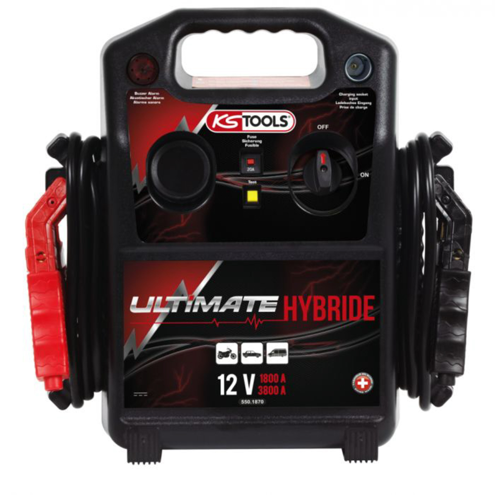 Booster hybride 1800 A au démarrage KS TOOLS - 550.1870