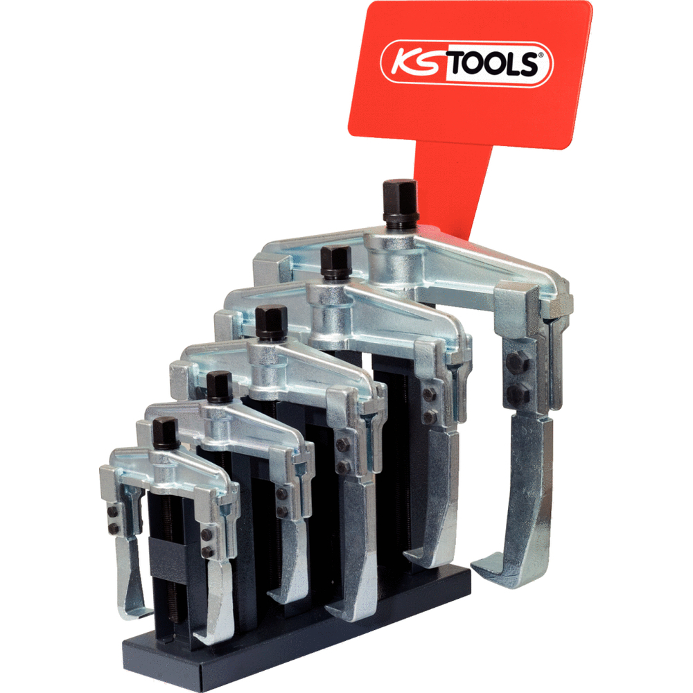 Présentoir d'extracteurs universels à 2 griffes - 5 pcs KS TOOLS - 620.0250